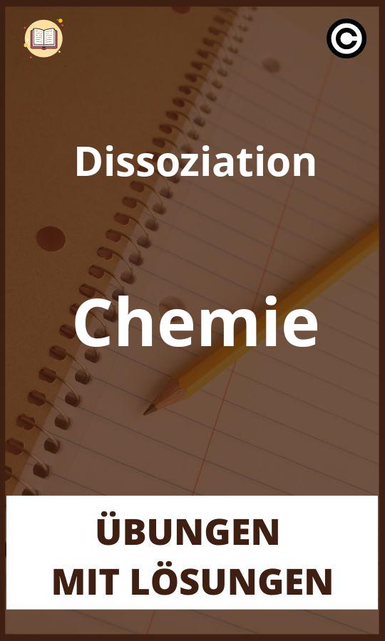 Dissoziation Chemie Übungen mit lösungen