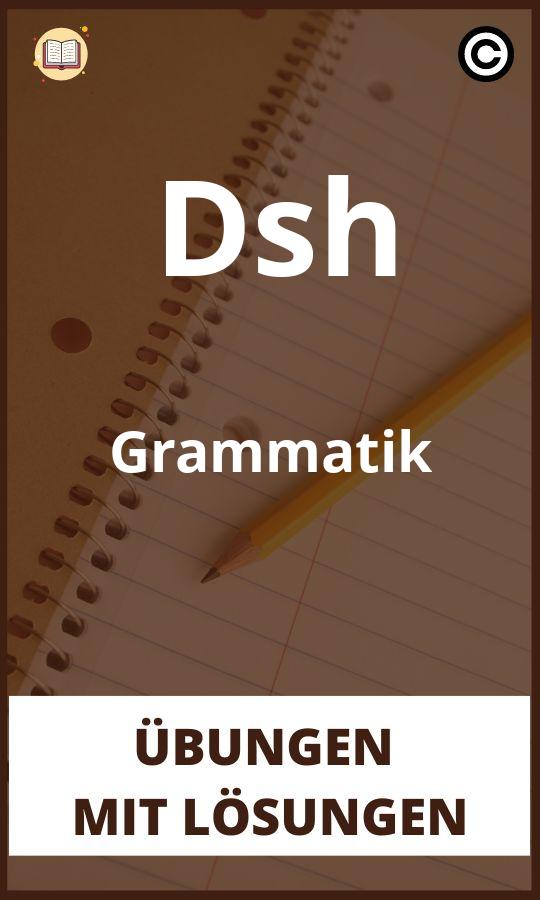 Dsh Grammatik Übungen mit lösungen
