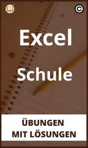 Excel Schule Übungen mit lösungen PDF