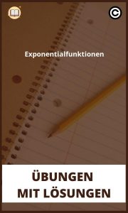 Exponentialfunktionen Übungen mit lösungen PDF