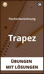 Flächenberechnung Trapez Übungen mit Lösungen PDF