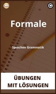 Formale Sprachen Grammatik Übungen mit Lösungen PDF