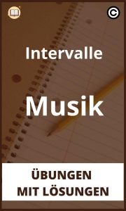Intervalle Musik Übungen mit Lösungen PDF