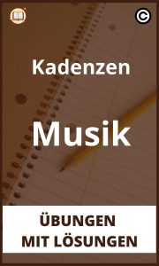 Kadenzen Musik Übungen mit lösungen PDF