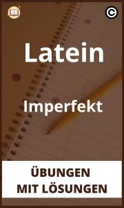 Latein Imperfekt Übungen mit Lösungen PDF