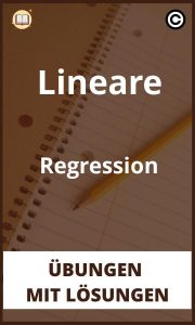 Lineare Regression Übungen mit lösungen PDF