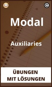 Modal Auxiliaries übungen mit Lösungen PDF