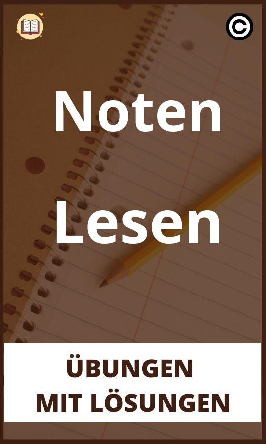 Noten Lesen übungen mit Lösungen