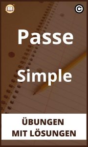 Passe Simple Übungen mit Lösungen PDF