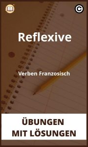 Reflexive Verben Französisch Übungen mit lösungen PDF