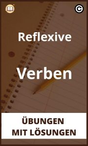 Reflexive Verben übungen mit Lösungen PDF