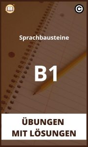 Sprachbausteine B1 Übungen mit lösungen PDF