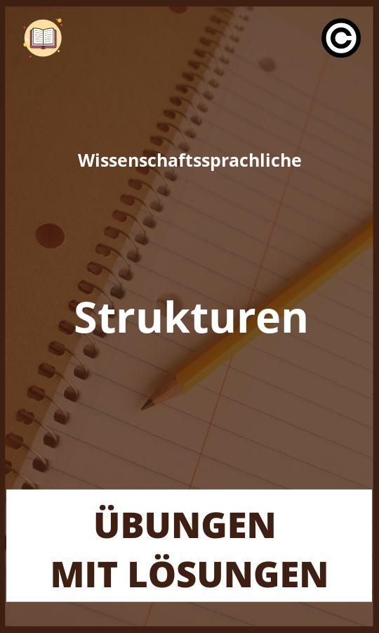 Wissenschaftssprachliche Strukturen übungen mit Lösungen