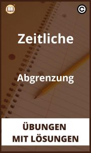 Zeitliche Abgrenzung übungen mit Lösungen PDF